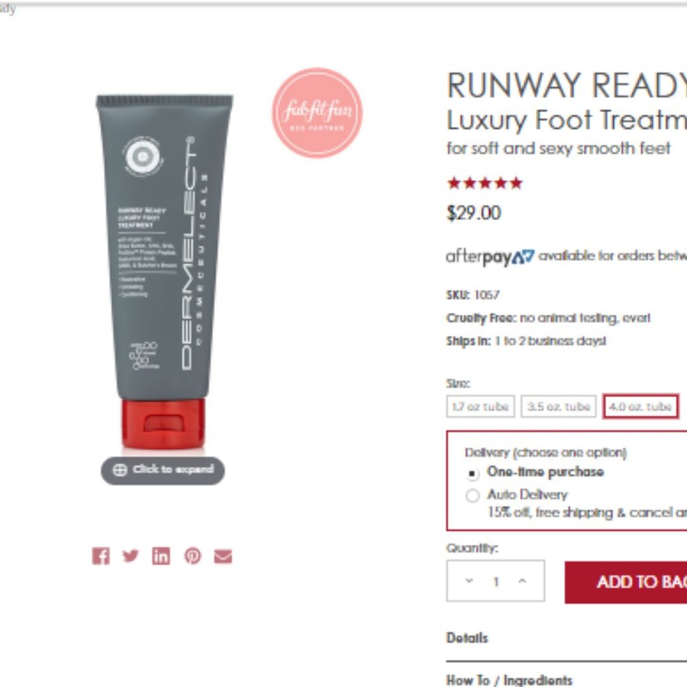 RUNWAY READY Luxury Foot Treatment